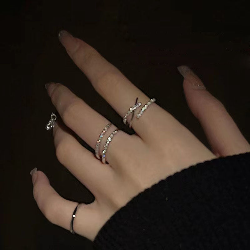 Wholesale Alloy Diamond Ring Set